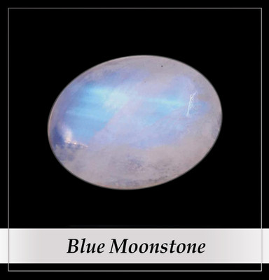 SVGAJ Ceylon Blue Moonstone 7.5 Ratti with Lab Report & Guarantee Certificate Stone Moonstone Ring