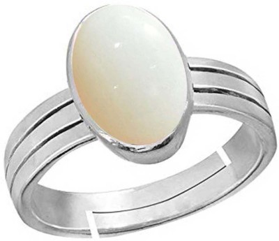 PTM Opal Natural 8.25 Ratti or 7.50 Ct Gemstone Men bis Hallmark 925 Sterling Silver Ring