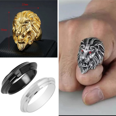 JMAATRCHAAYA Stylish ring set Alloy Gold, Sterling Silver, Titanium Plated Ring Set