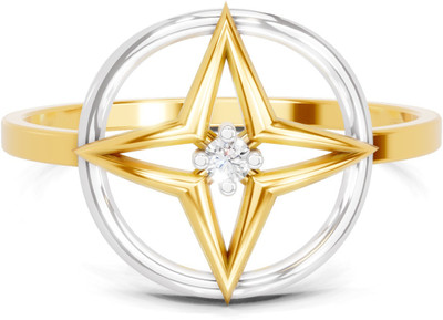 Sparq Certified Lab Grown Diamond & 925 Sterling Silver Gold Plated Ring