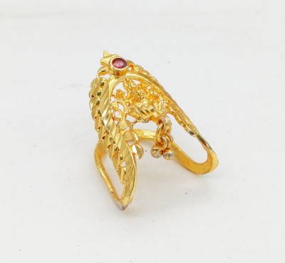 NANDANA COLLECTIONS Trending Lakshmi One Gram Gold Vanki Finger Ring for women Alloy Ring