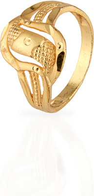 Golden Vine Metal Ring