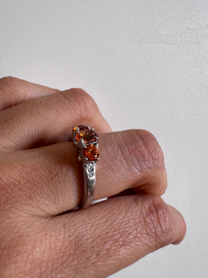 Carillon Jewelry Pulow Ring Sterling Silver Citrine Ring