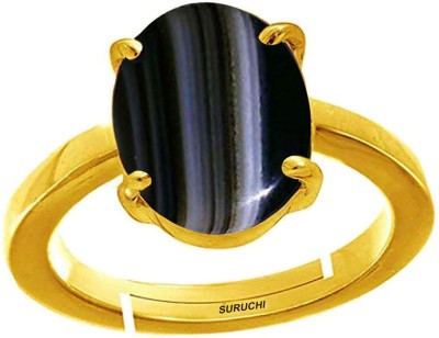 Suruchi Gems & Jewels Sulemani Hakik 9.25 Ratti or 8.50 Ct Panchdhatu (5 Metal) Women Adjustable Stone Ring