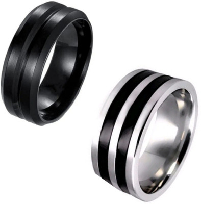 NEERJYOTI ring set Alloy Titanium, Silver Plated Ring Set