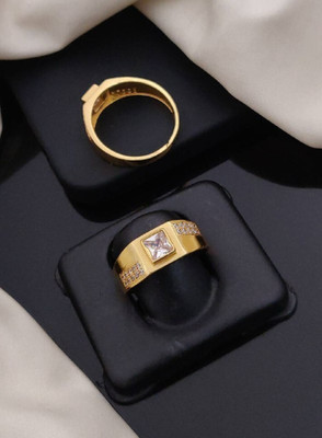 GORASH CREATION JR-57_20 Alloy Cubic Zirconia Gold Plated Ring