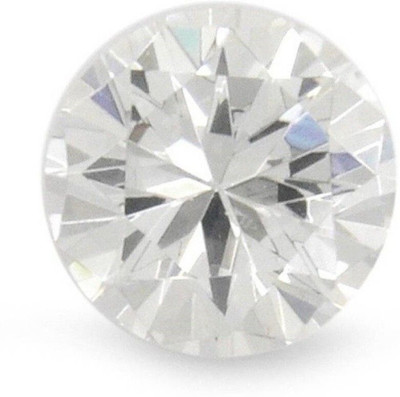 Jewelswonder Original & Natural White Zircon / Jarkan Loose Gemstones With JGL Lab Stone Zircon Ring