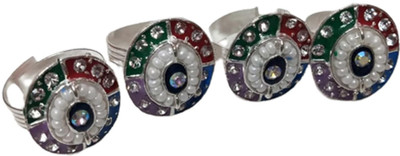 salvusappsolutions Pair of Toe Rings/Bichhiya for Girls, Adjustable Size (Set of 1, 2 Pcs_Silver) Silver Ring