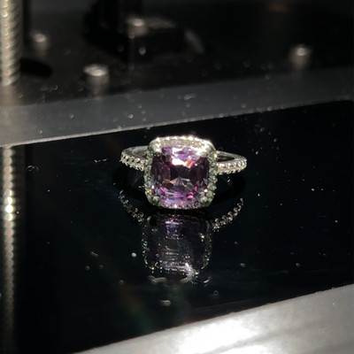 DM JEWELS Fancy 925 Sterling Ring Women's & Girl Classy Ring Sterling Silver Cubic Zirconia Rhodium Plated Palm Ring