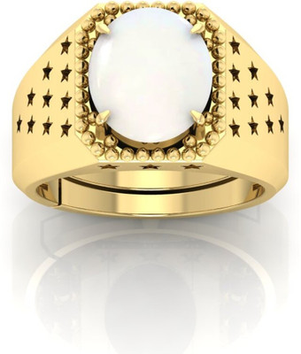 TODANI JEMS Natural 12.25 Ratti Opal Gemstone Adjustable Ring With Lab CertificateG Stone Opal Ring