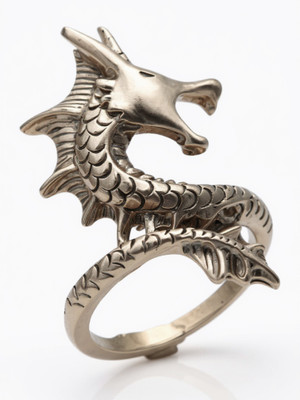 RAPPERSSHOP Gothic Dragon Ring • Dragon Viking Wedding Ring Alloy Ring