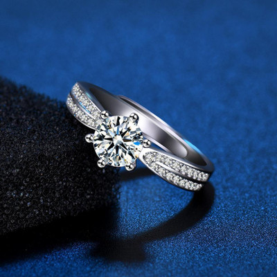 MYKI Elegant & Casual fashion Rings Alloy Cubic Zirconia Silver Plated Ring