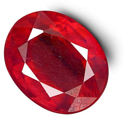 PANDIT JEWELLERS Certified Ruby Gemstone 4.8 Carat 5.25Ratti Natural Ruby Stone Manak Manik Gemstone Stone Ruby Ring