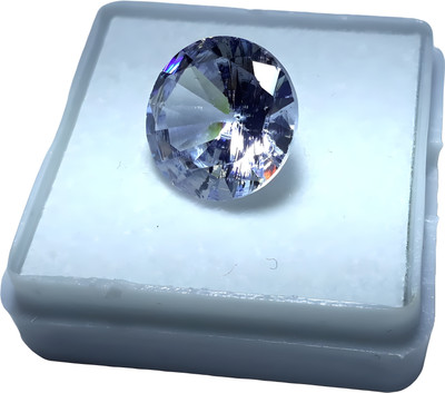 MAHADEVDEPSTORE Loose 8 Ratti White American Diamond / Cubic Zirconia Stone Certified Stone Cubic Zirconia Ring