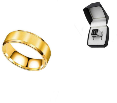 Neerajyoti ring set Alloy Gold Plated Ring Set