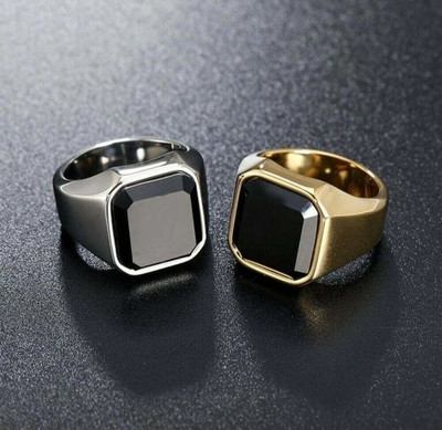 Neerajyoti Alloy Gold, Silver Plated Ring Set