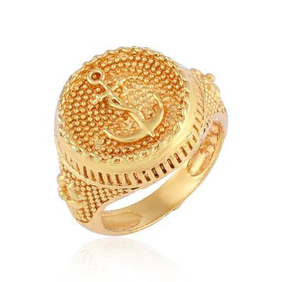 morir Brass Gold Plated Ring