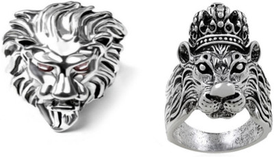 neerajjyotii Lion ring combo Alloy Ring Set