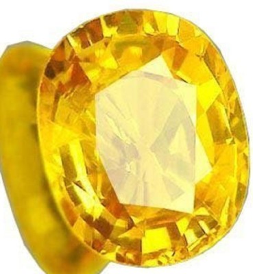 Sidharth Gems Sidharth Gems 6.25 Ratti 5.25 Crt Yellow Sapphire Ceylon Pukhraj Gemstone Stone Sapphire Ring