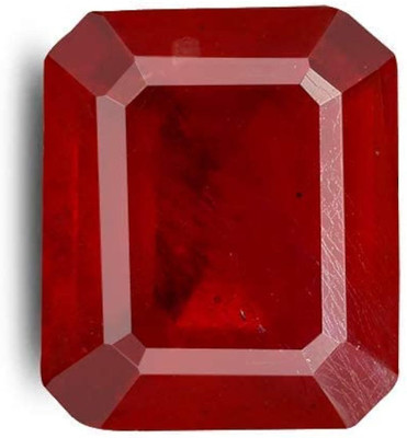 VishvMa Burma Ruby Manik Gemstone 7.25 Ratti with Lab Report & Guarantee Certificate Stone Ruby Ring