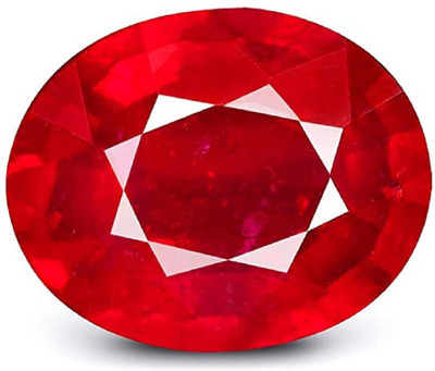 SIDHGEMS 10.25 Ratti 11.00 Crt Ruby Stone Manik Stone Original Certified for Men & Wome Ruby Stone