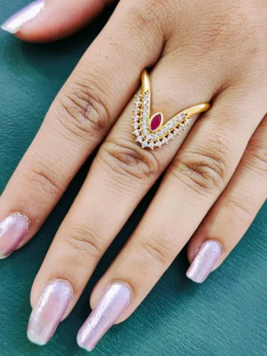 bettar think Brass Gold Plated Ring