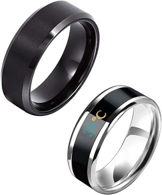 Neerajyoti Alloy Titanium Plated Ring Set