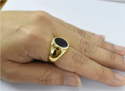 house of common VEDANSH ENTERPRISES STYLISH GOLD,SILVER &TITANIUM PLATED RINGS Brass Zircon Gold Plated Ring