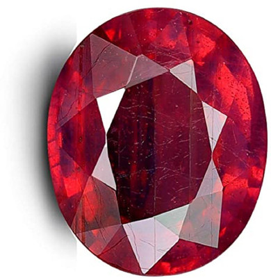 Sidharth Gems 10.25 Ratti Ruby Stone Manik Stone Original Certified Natural Loose Gemstone Stone Ruby Ring