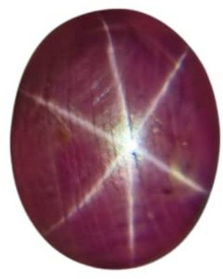 Pan mac Lab Certificd Natural star Ruby 5.25 Ratti Star Ruby Manike stone Stone Ruby Ring