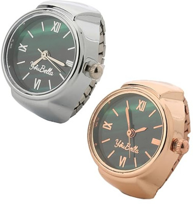 Dressberry Stylish and Trendy Watch Ring Alloy Ring