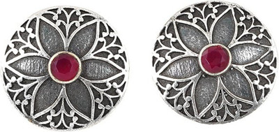 Teejh Teejh Nirakshi Silver Oxidised Toe Rings Alloy Silver Plated Ring