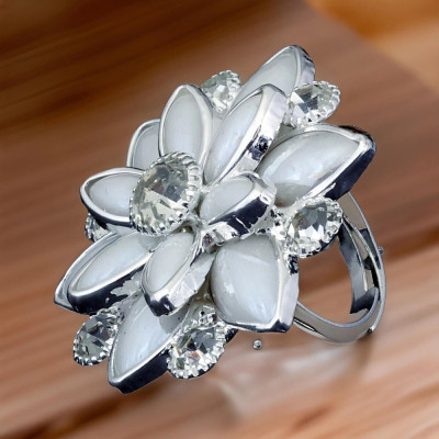 Relishine Alloy Silver Plated Ring