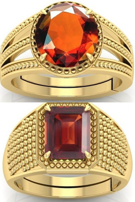 BHAIRAW GEMS Ratti Stone Adjustable Ring for Men & Women Stone NA, Crystal Ring