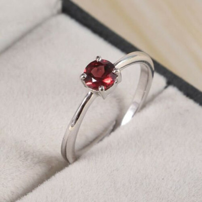 Gemzonite gomed / hessonite Ring With Natural gomed Stone Ring Brass Garnet Ring