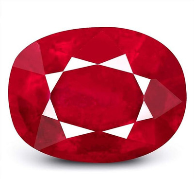 VishvMa 6.00 Ratti Manik Stone Original Certified Burma Quality Fine Ruby Loose Gemstone Stone Ruby Ring