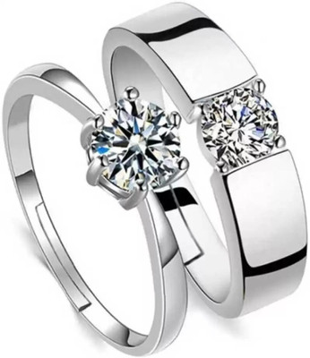 ruby collection Alloy, Sterling Silver Zircon Silver Plated Ring