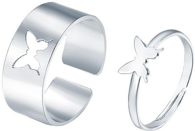 Yurii Alloy Sterling Silver Plated Ring Set