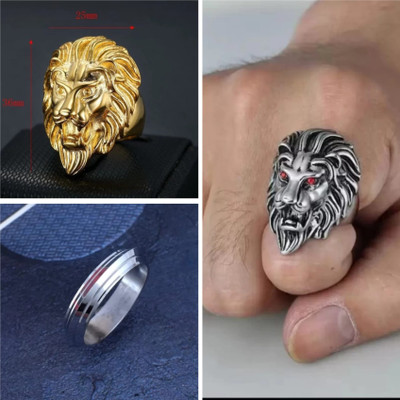 JMAATRCHAAYA Stylish ring set Alloy Gold, Sterling Silver Plated Ring Set