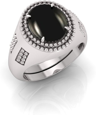 Pranjal Gems Metal Agate Gold Plated Ring