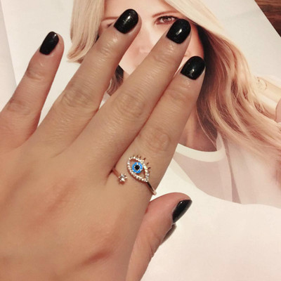 Navgun Collection The EvilEye Ring Alloy Gold Plated Ring