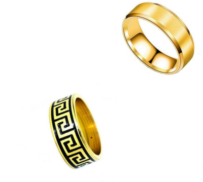 Neerajyoti Alloy Gold Plated Ring Set