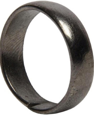 RashiRing Real Black Horse Shoe Iron Ring (Kale Ghode Ki Naal) Unisex Ring Alloy Ring