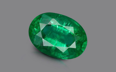 VishvMa 8.25 Ratti Carat Gemstone Created Certified Zambian Emerald/Panna Stone Stone Ring