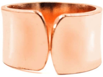 shinde exports mens' heavy pure plain tamba anguthi/ Copper Ring
