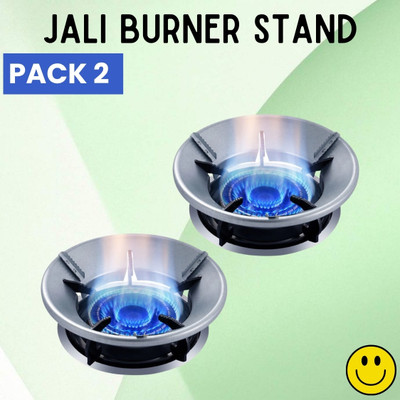 Guggu Gas Saver (Burner Stand) Gas Energy Saving for Kitchen & 4 Supported Legs_2B174 3 kg Roaster(Silver)