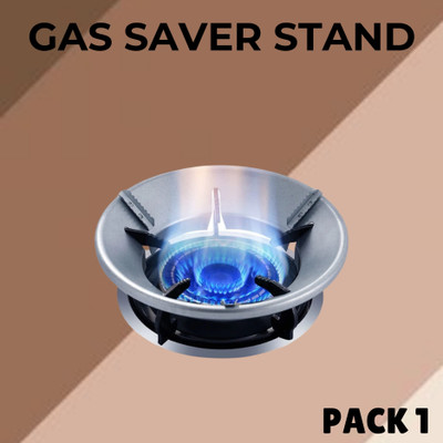 Clairbell Gas Saver (Burner Stand) for Kitchen, Gas Energy Saving & 4 Supported Legs_1G71 3 kg Roaster(Silver)