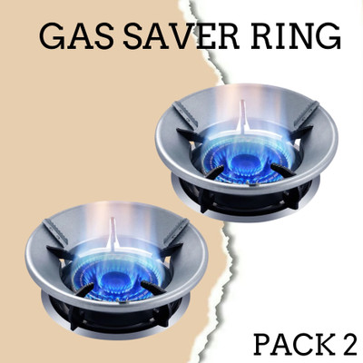 FRONY Gas Saver (Burner Stand) for Kitchen Gas Energy Saving & 4 Supported Legs_2B329 3 kg Roaster(Silver)