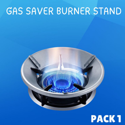 Clairbell Gas Saver (Burner Stand) for Kitchen, Gas Energy Saving & 4 Supported Legs_1G245 3 kg Roaster(Silver)