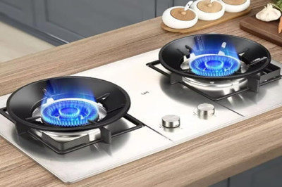 BLLUEX Metal Gas Saver Burner Stand Gas Saver Jali pack of 2 0.2 kg Roaster(Black)